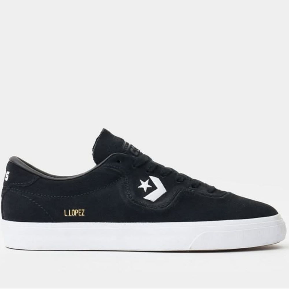 Converse Louie Lopez‎ Pro Ox Skate Shoes- Black/White - Picture 2 of 11